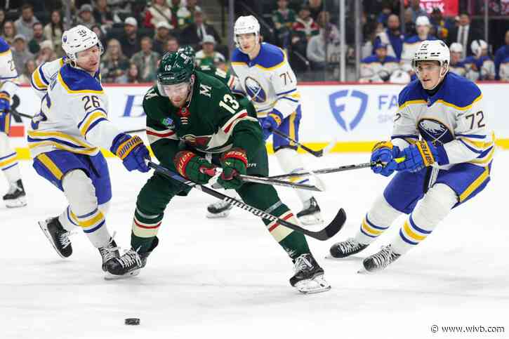 Sabres lose their way in 2nd period of loss to Wild