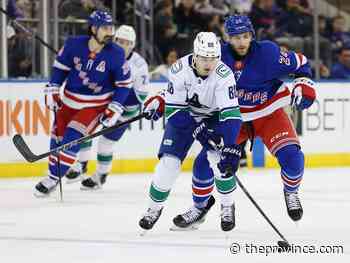 Rangers 5, Canucks 3: A drunk hockey game puts playoff hopes on the line