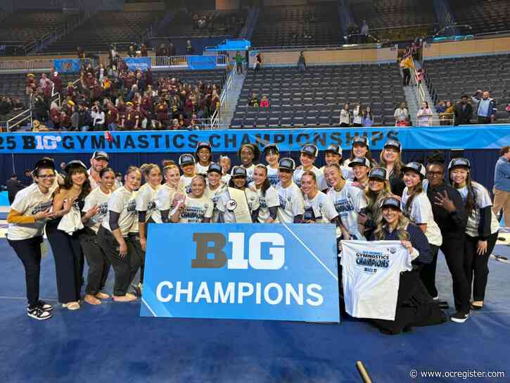 UCLA gymnastics captures program’s first Big Ten title with record-setting performance