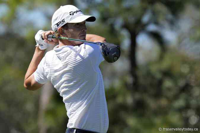 Hovland part of 3-way tie for lead at crowded Valspar Championship