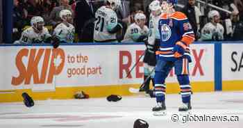 Nugent-Hopkins gets 4th career hat trick as Oilers beat Kraken 5-4