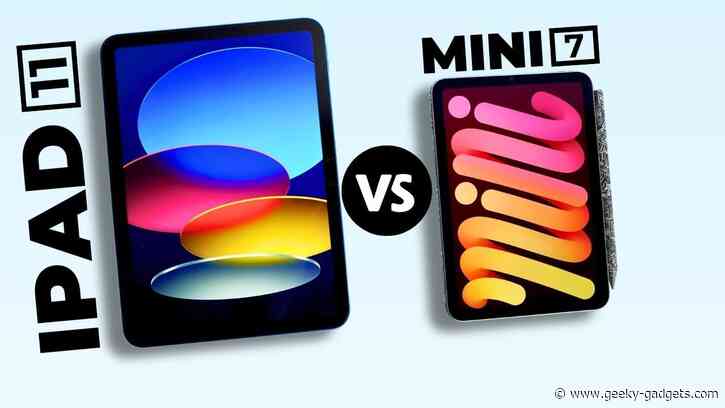 iPad Mini vs. iPad 11: Making the Right Choice