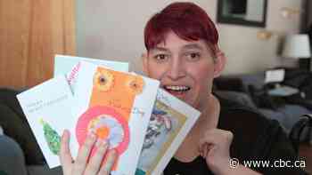 Winnipeg woman with significant challenges sells art to fund her travel dreams