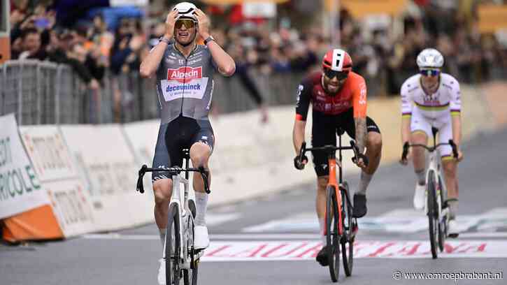 Mathieu van der Poel wint Milaan-Sanremo na titanenstrijd