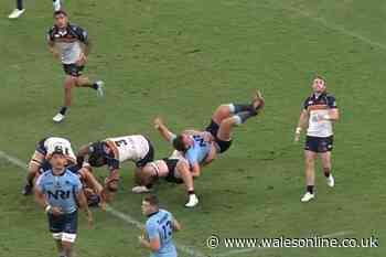 England-bound star launches WWE-style tackle as Super Rugby incident sparks controversy