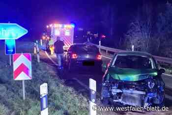 Massenkarambolage auf A33 bei Borchen