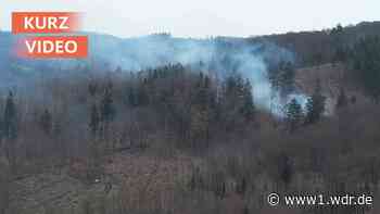 Waldbrände in NRW sorge für Großeinsätze