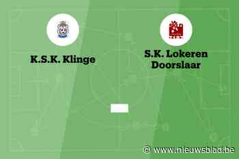 Wedstrijd tussen KSK Klinge en SKL Doorslaar afgelast