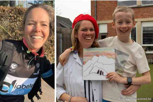 Mats (9) schildert en Lotte (12) bakt zodat mama Sara (39) als diabetes-ambassadrice Alpe d’Huez mag beklimmen