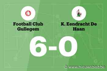 FC Gullegem overklast Eendracht De Haan