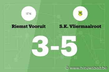 Vliermaalroot beëindigt reeks nederlagen in de wedstrijd tegen Riemst