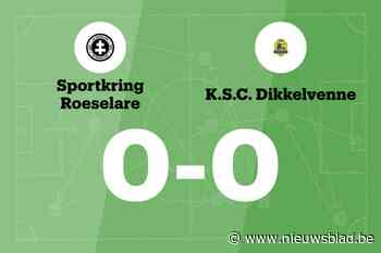 Duel tussen SK Roeselare en KSC Dikkelvenne blijft doelpuntloos