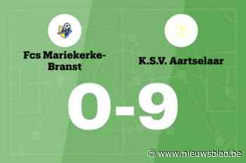 Aartselaar B laat Mariekerke-Branst B kansloos