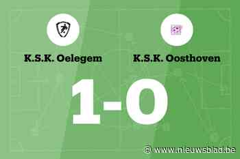 Dierckx bezorgt Oelegem zege tegen Oosthoven