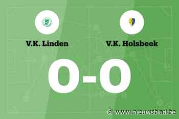 Winnende reeks van Linden eindigt na wedstrijd tegen Holsbeek