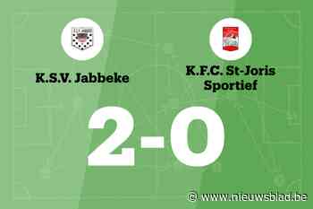 SV Jabbeke B te sterk voor FC Sint-Joris Sport