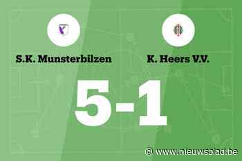 Munsterbilzen wint spektakelwedstrijd van Heers
