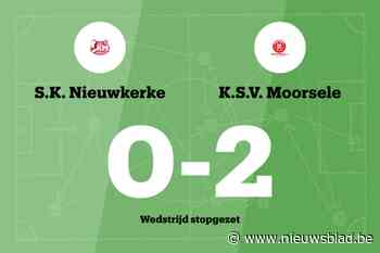 Match tussen SK Nieuwkerke en SV Moorsele stopgezet