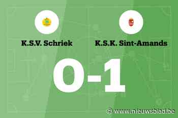 Schriek dieper in de problemen na verlies tegen Sint-Amands