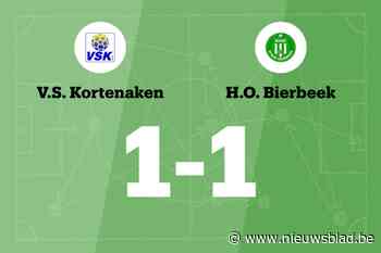 VS Kortenaken en HO Bierbeek B spelen 1-1