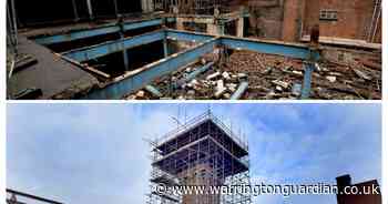 7 years since this iconic building disappeared from Warrington skyline