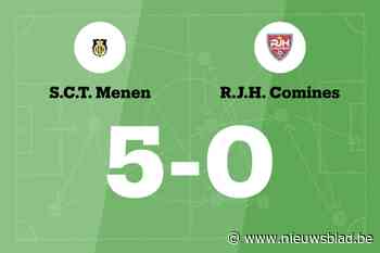 Winnende reeks van R.J.H. Comines eindigt na wedstrijd tegen SCT Menen