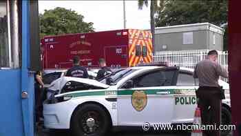 3, including deputy, hospitalized after 2-car crash in Miami: MFR