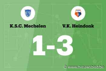 Heindonk wint duel tegen SC Mechelen