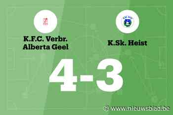 Geen geluk voor KSK Heist B