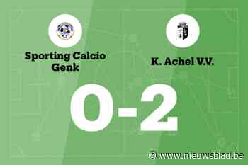 Verlies voor Sp. Calcio Genk dankzij treffers van K. Coppens voor Achel VV B