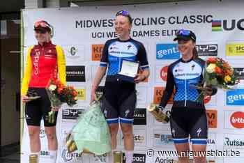 Nederlandse Scarlett Souren wint Midwest Cycling Classic na fotofinish, Marith Vanhove baalt: “In laatste 500 meter bijna tweemaal tegen de grond”
