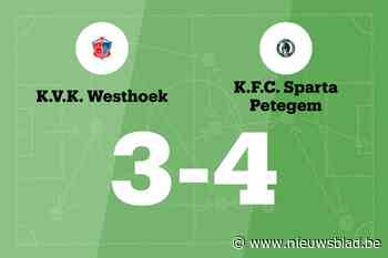 Sparta Petegem wint met doelpunt verschil tegen KVK Westhoek
