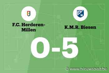 Meyers scoort drie keer voor KMR Biesen B in wedstrijd tegen Herderen-Millen