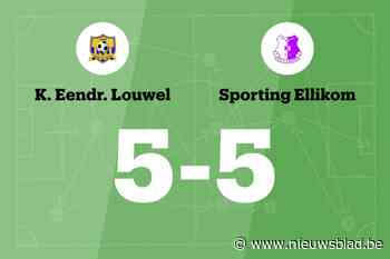 Eindelijk een punt voor Louwel B