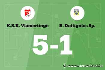 Weergaloze Vandewalle leidt SK Vlamertinge langs R. Dottignies Sp.
