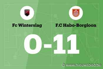 Buitengewoon veel doelpunten bij Habo-Borgloon B tegen FC Winterslag
