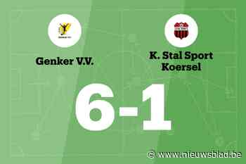 Genk VV overklast Stal