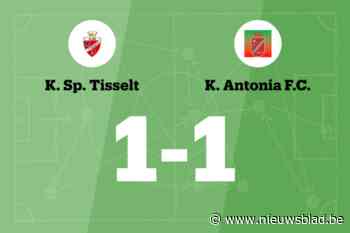 Tisselt en Antonia spelen 1-1