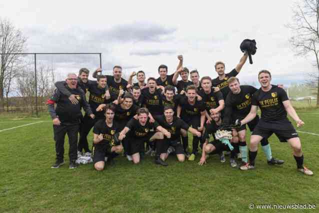 SK Peulis viert kampioenstitel in stijl met ruime zege tegen dorpsgenoot SV Grasheide: “Met drietal versterkingen erbij acht ik ons gewapend voor derde”