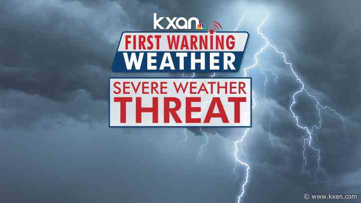 Scattered thunderstorms set to strike Sunday evening