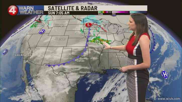 Rain/Snow Tonight; Quite Windy Monday