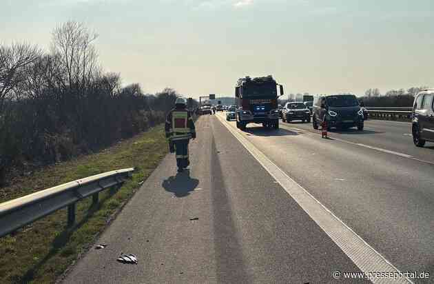 FW-ROW: +++Verkehrsunfall auf der A1 zwischen Sittensen und Heidenau +++ Verkehrsunfall auf Ortsverbindungsstraße in Klein Meckelsen+++