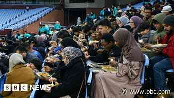 Hundreds attend community Iftar at football stadium