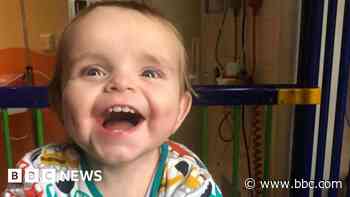 Kidney transplant has boy high-fiving and thriving