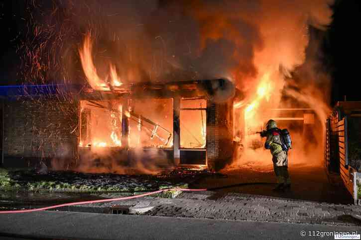 Grote brand Bosplantsoen in Zevenhuizen, één gewonde (Video)