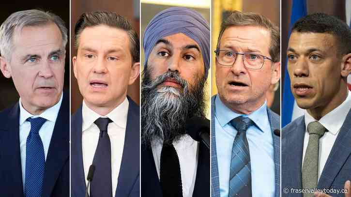 Federal party leaders enter first full day on campaign trail in five-week election