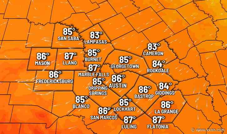 Quiet weather to start week, rain & storms to finish