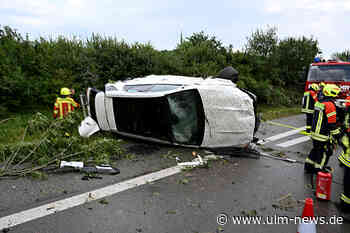 Fahrkönnen überschätzt und erst nach 150 m im Acker zum Halten gekommen
