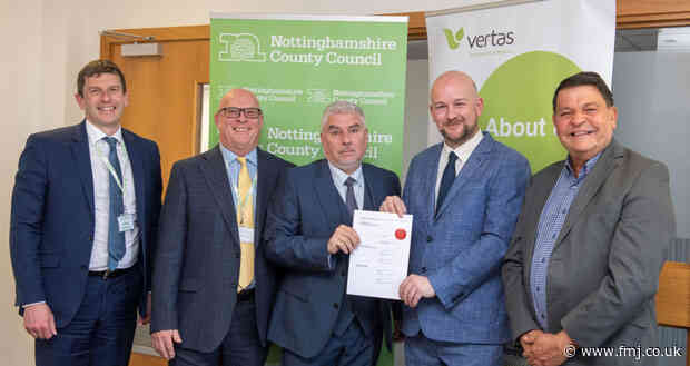 Vertas embarks on catering and FM joint venture with Nottinghamshire County Council