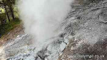 Is Yellowstone's supervolcano about to erupt? Scientists discover a newly opened volcanic vent spewing steam into the air